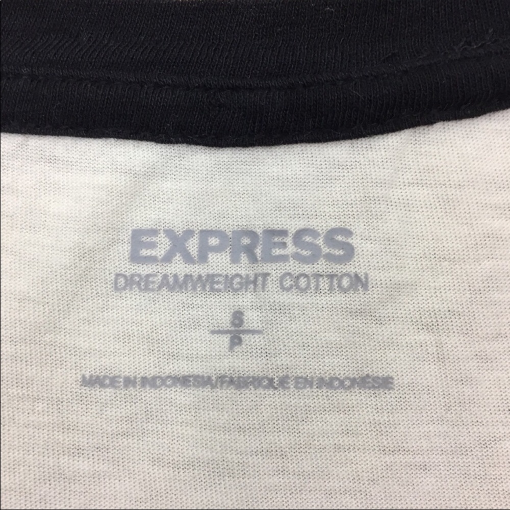 Express Miss Your KISS 💋 Ringer Tee - Picture 3 of 5